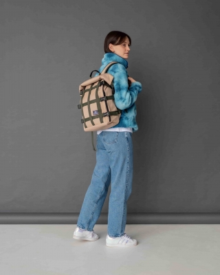 рюкзак Лоукостер бежевый