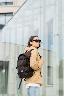 рюкзак Лоукостер коричневый