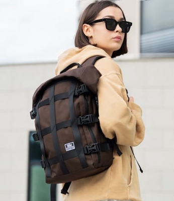 рюкзак Лоукостер коричневый