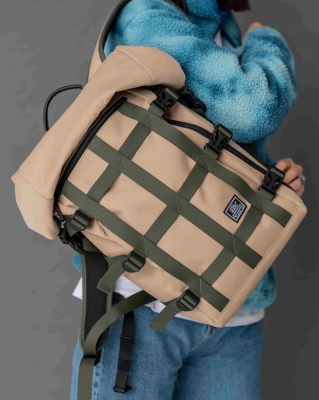 рюкзак Лоукостер бежевый