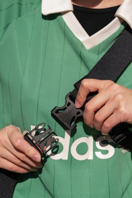 Поясная сумка SWIFT черный/кожа натуральная рыжая